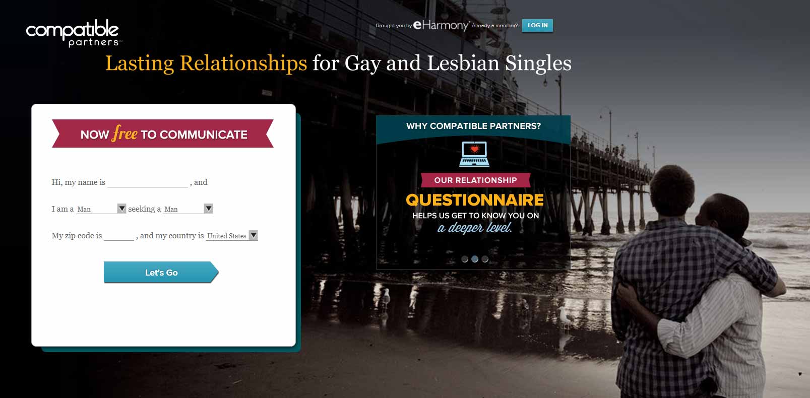CompatiblePartners.com homepage for international dating site review