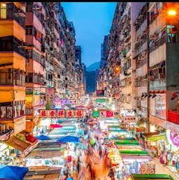 A Chinese night market