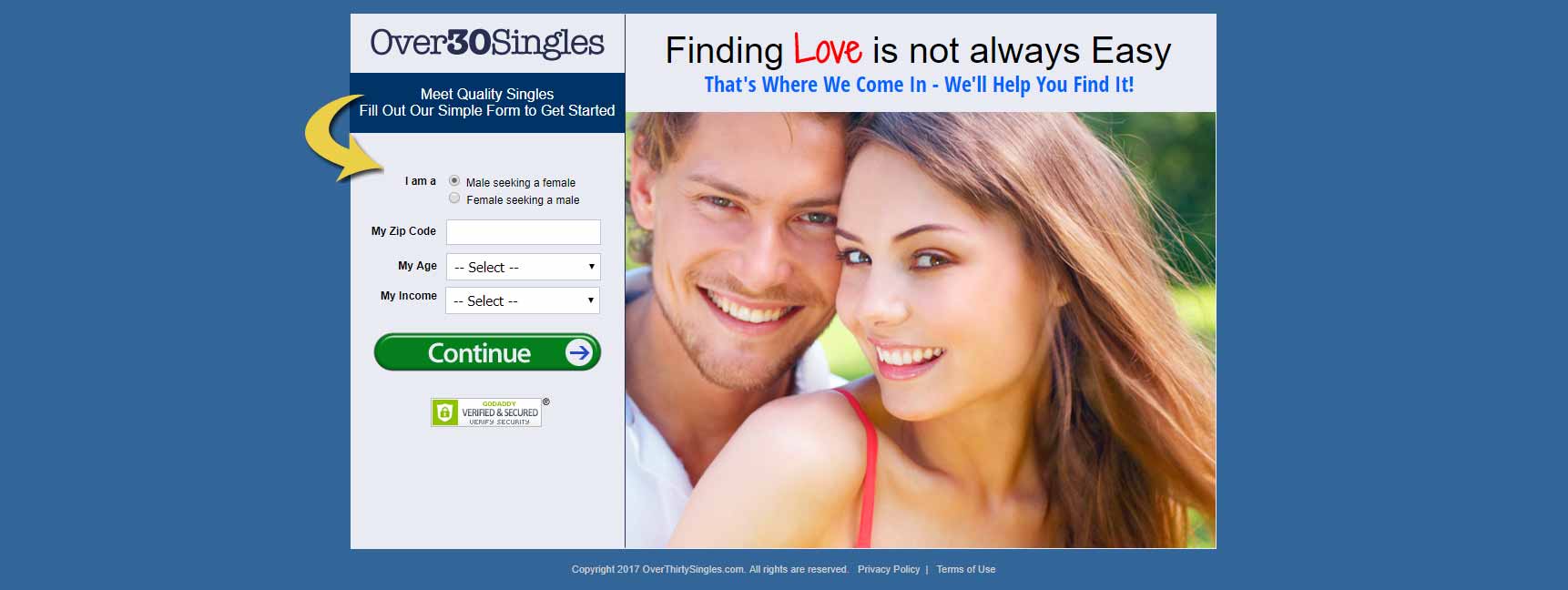 Over thirty singles website home page for international dating site review