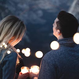 A couple having one of their best dates.